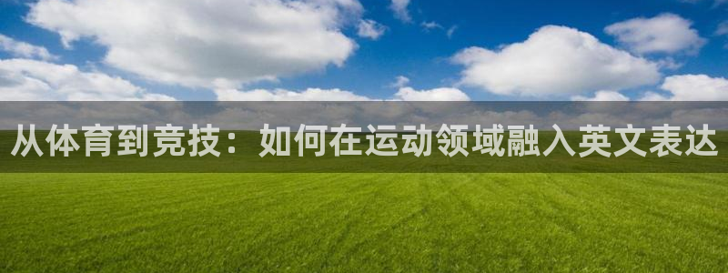 3377体育官网下载平台APP：从体育到竞技：如何在