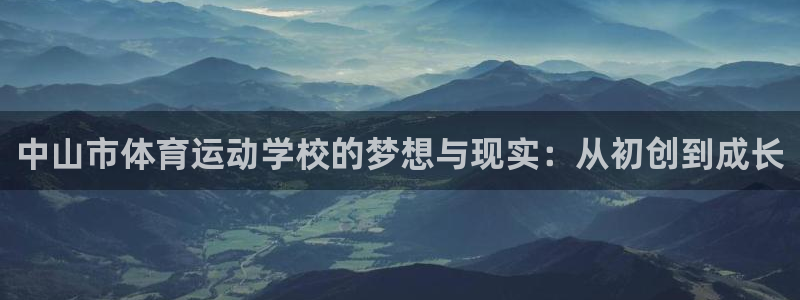 3377体育官方正版app集团E.ON：中山市体育运动学校的