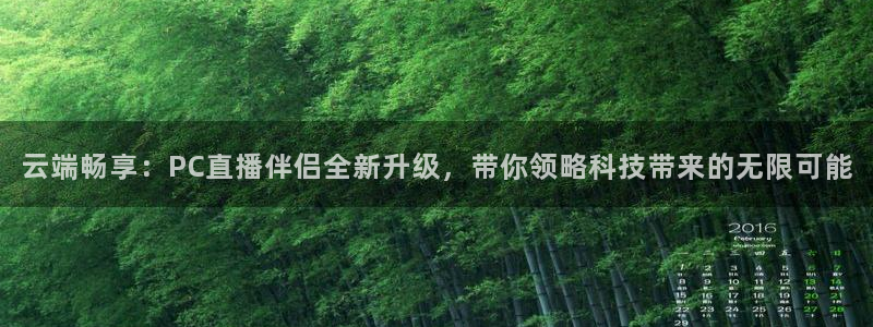 五星体育上海：云端畅享：PC直播伴侣全新升级，带你领略科技带来的无限可能