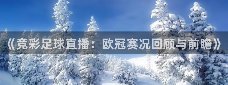 五星体育直播免费看：《竞彩足球直播：欧冠赛况回顾与前瞻》